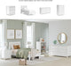 Signature Design by Ashley Hallityn Casual Twin Panel Platform Bed, Foundation or Box Spring Not Needed, White