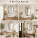 Black Oval Bathroom Mirrors 30X48 Inch