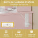 43 Inch MagentaPink Vanity Desk Illuminated Mirror