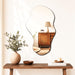 Irregular Wall Mirror Asymmetrical Mirror, 34''X20.5'' Decorative Modern Mirrors for Bathroom Bedroom Living Room Entryway, Cloud Frameless Mirror, Wall Mounted (34''X20.5'', Cloud)
