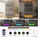 Tall Dresser with 5 Drawers, Modern Wooden Chest of Drawers with Diamond Panel, Anti-Tipping Device, Sturdy and Stable Storage Organizer for Bedroom, Hallway, Living Room