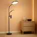 Floor Lamp-42W/4200Lm Super Bright Floor Lamp,Dimmable 2-In-1 LED Floor Lamp for Bedroom,Torchiere Floor Lamps with Remote & Touch Control,69" Tall Standing Lamp for Living Room,Office,Reading,Black