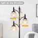 Black Floor Lamp Dimmable Illuminated Standing Light