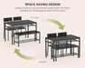 4-Piece Dining Table Set for 4, Kitchen Table