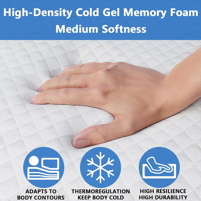 Fullsize Cooling Gel MemoryFoam Sleeper Sofa Mattress