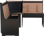 Black and Pecan Breakfast Dining Set Ardmore Nook