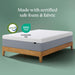12 Inch Queen Green Tea Essential Memory Foam Mattress, Medium Feel