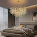 Gold Crystal Chandelier 43 Inch Tree Branch Chandelier 12-Lights