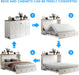 White Queen Murphy Cabinetry Bed Mattress Included