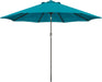 9' Outdoor Patio Umbrella, Outdoor Table Umbrella, Yard Umbrella, Market Umbrella with 8 Sturdy Ribs, Push Button Tilt and Crank