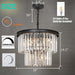Crystal Chandelier Lighting Oil Rubbed Bronze Ceiling