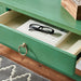Home Collection Esther Turquoise 2-Drawer Desk