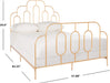 Home Paloma Retro Gold Bed, Queen