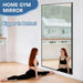 76"X34" Large Full Length Mirror, Oversized Floor Mirror, Black