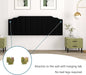 King Size Headboard Only, Velvet Wall Mounted Headboard King/California for Adjustable Bed Modern Upholstered Head Board Easy Assembly, Black