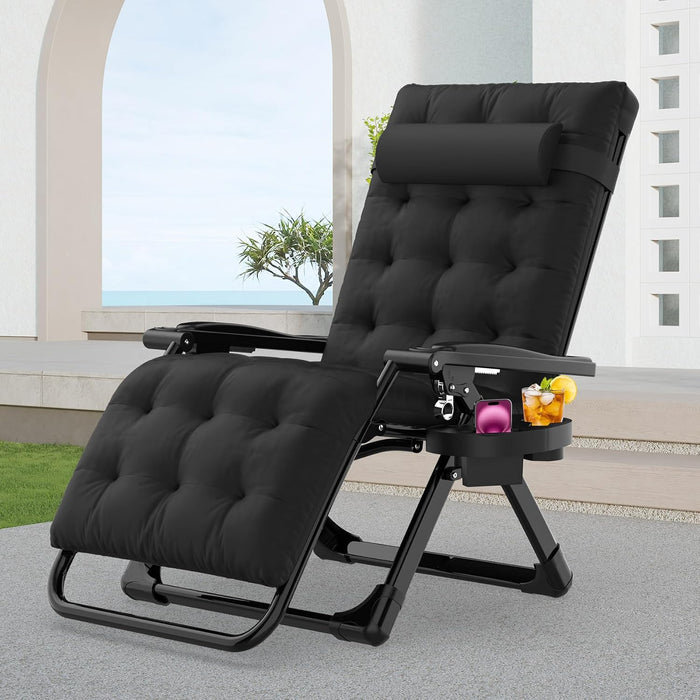 Zero Gravity Chair, Folding Lounge Chairs with Aluminum Alloy Lock