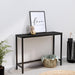39.4” Console Table, Hallway Entrance Table Sofa Table behind Couch, for Living Room, Entryway, Easy Assembly, Accent Table, Black