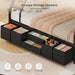 IndustrialGradeMetal Twin Over Full Bunk Bed Black