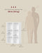 Cloud White Bookshelf With Six Generous Compartments