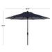 Outdoor Collection Athens inside Out Striped 9-Foot Umbrella Navy/White