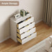 White 4 Drawer Dresser Modern Farmhouse Bedroom Storage Chest