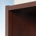 Brook Cherry Modern Bookcase With Adjustable Shelves