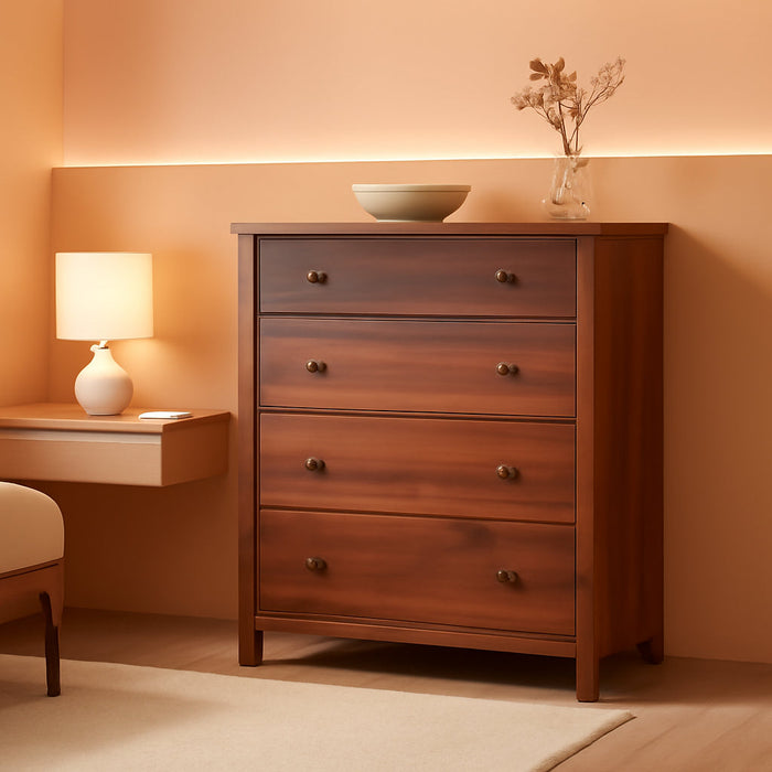 River Ranch 4-Drawer Dresser Chest, Grand Walnut Finish