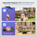 Magnetic Phone Umbrella for Sun,Outdoor Phone Sun Shade Shield with Flexible Angle Design & Rotatable Phone Ring,Umbrella for Iphone 16 15 14 13 12 Pro Max Plus,Mag-Safe Case & All Phones Anti-Glare