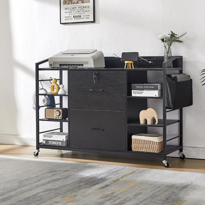 45 Inch IndustrialGrade Filing Cabinet With Locking