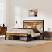 Easy Assembly Queen Bed Frame & Headboard Footboard,Underbed Storage