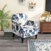 Boaz Fabric Club Chair - Floral Print