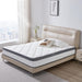 12 Inch Queen Hybird Mattress, Breathable Medium Firm White Queen Mattress