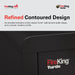 Turtle Contour 2 Drawer Fire Rated File Cabinet, Black