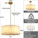 Alabaster Chandeliers,D24In Marble round Alabaster Chandelier,Modern Brass Dining Room Chandelier, Adjustable Gold Chandeliers for Bedroom,Bathroom,Entryway,Foyer,E12 Bulbs Included