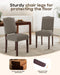 Upholstered Dining Chairs Set of 4 with Thickened Seat Cushion