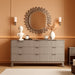 SixtyThreeInch Dresser CharcoalGreyFinish Signature