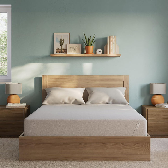 Kin by  Medium Firm 10" Queen Adaptive Foam Mattress in a Box, Cooling Pressure Relief, Balanced Support, 100 Night Trial, Fiberglass-Free, Certipur-Us, 10-Year Limited Warranty