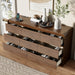 8 Drawer Dresser for Bedroom, 55"Chest of Drawer with Power Outlet