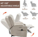 Power Lift Recliner Chair for Elderly with Massage & Heat, Chenille, Beige