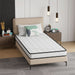 6 Inch Hybrid Mattress with Innerspring and Foam/Fiberglass Free/Medium Firm Spring Mattress/Twin Size Mattress in a Box/Certipur-Us Certified/Cool Sleep Pressure Relief
