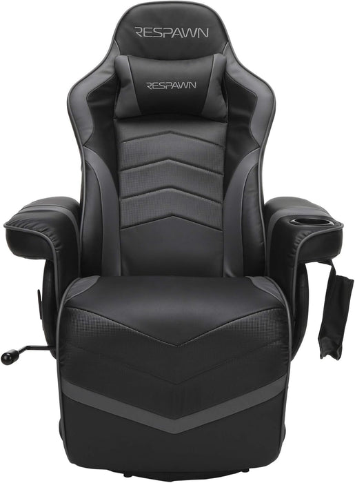 900 Gaming Recliner - Video Games Console Recliner Chair, Computer Recliner, Adjustable Leg Rest and Recline, Recliner with Cupholder, Reclining Gaming Chair with Footrest - Gray