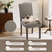 Upholstered Dining Chairs Set of 4 with Thickened Seat Cushion