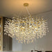 Gold Crystal Chandelier 43 Inch Tree Branch Chandelier 12-Lights