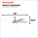 Ceiling Fans Ventnor, 52 Inch Modern Farmhouse Indoor LED Ceiling Fan with Light, Pull Chain, Three Mounting Options, Dual Finish Blades, Reversible Motor - 50606-01 (Brushed Nickel)