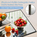 Large Mirror Full Length 72"X44",Oversized Floor Mirror with Stand