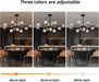 Black Crystal Sputnik Chandelier 12 Lights Adjustable