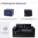 Black Convertible Sofa Bed Includes Pullout Sleeper