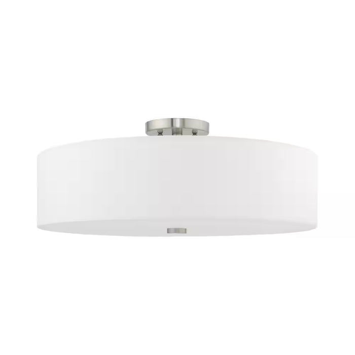 Mercury 5 Light Brushed Nickel Semi Flush Mount