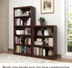 5- Shelf Bookcase, Wood Book Shelf with Bookshelves