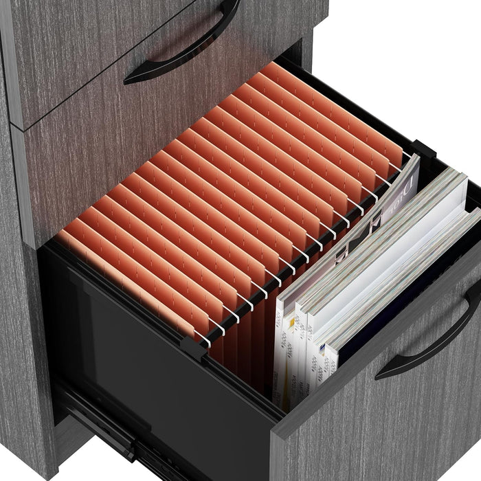 67'' U Shaped Bow Front Executive Desk with 2 Storage File Cabinets - ShipItFurniture